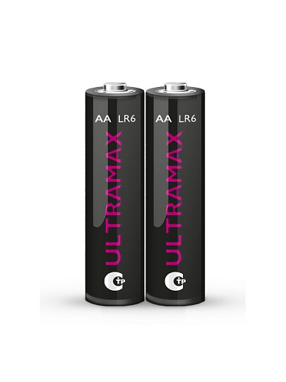 Батарейка ФАZА, АА (LR6, 15A), Ultra Max, щелочная, 1.5 В, блистер, 2 шт, 5042995