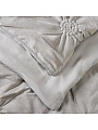 Покрывало евро, 220х240 см, 100% полиэстер, Silvano, Volume, светло-серое - фото 9