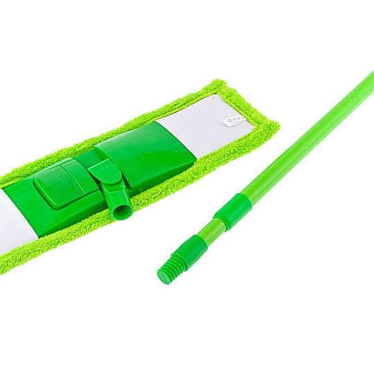 Швабра 120 см с пластиковой складной подошвой, насадка микрофиб, рукоятка телескоп., Elfe, 935055