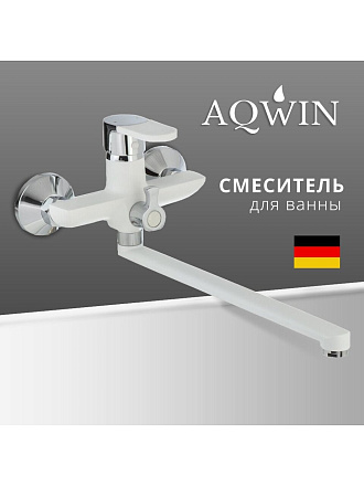 Смеситель для ванны, Aqwin, с картриджем, белый, A22223-7