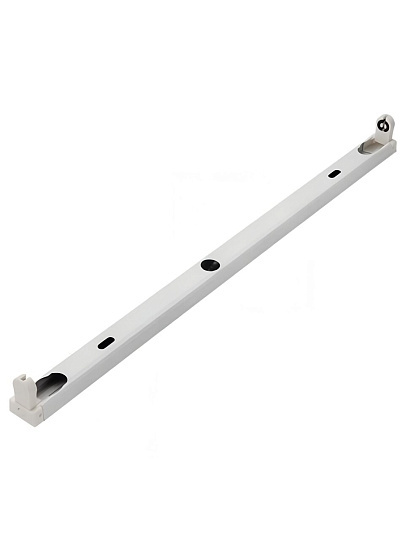 Светильник линейный светодиодный, General Lighting Systems, GSPO-S1-1200-1XT8-G13, G13, на 1 лампочку, IP20, 121х3.4х1.5 см, под светодиодную лампу T8, 420062
