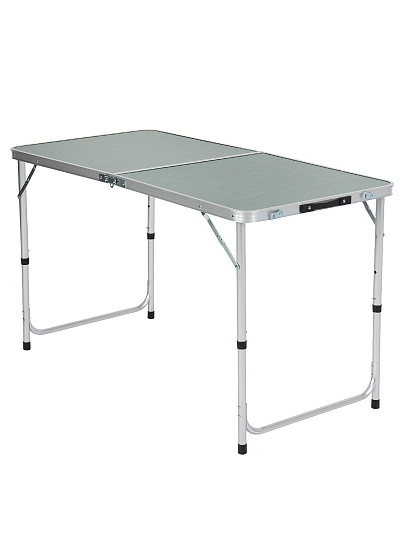 Стол складной металл, прямоугольный, 120х60х70 см, C010202, 4 стула