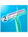 Станок для бритья Gillette, Simply Venus2, для женщин, 2 лезвия, 2 шт, одноразовые - фото 2