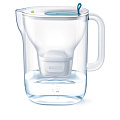 Фильтр-кувшин Brita, Style MX+ Led, для холодной воды, 3.6 л, синий, 1026697