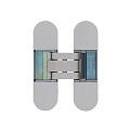 Петля Apecs, 110х30х6 мм, 3D-Z-CRM R15 B2B, 32701/34394, полимерное покрытие, скрытая, хром матовая