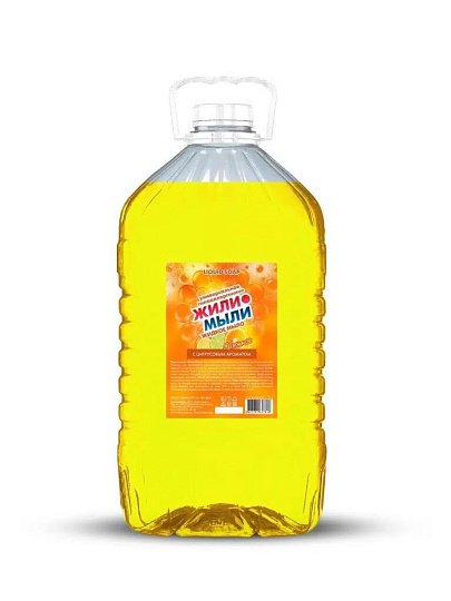Мыло жидкое Жили-мыли, С цитрусовым ароматом, 5 л