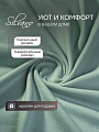 Плед 1.5-спальный, 110х150 см, флис, 100% полиэстер, Silvano, зеленый однотонный - фото 4