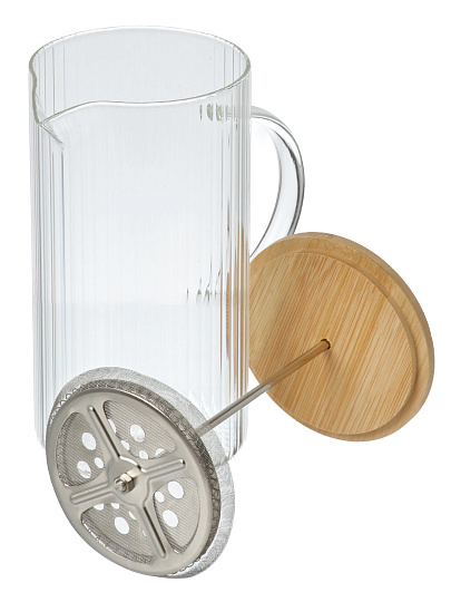 Френч-пресс 1 л, стекло, Грани, Y4-11356