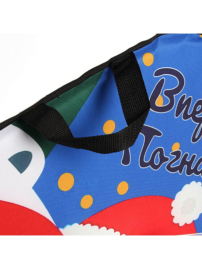 Ледянка ткань, прямоугольная, 40 х 90 см, с рисунком, Пингвины, C040009