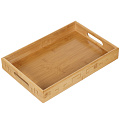 Поднос дерево, 33х22х5 см, прямоугольный, с ручками, Y4-4363 - фото 2