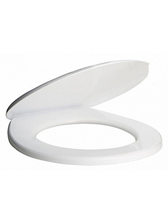 Сиденье для унитаза пластик, снежно-белое, Berossi, АС 15801000