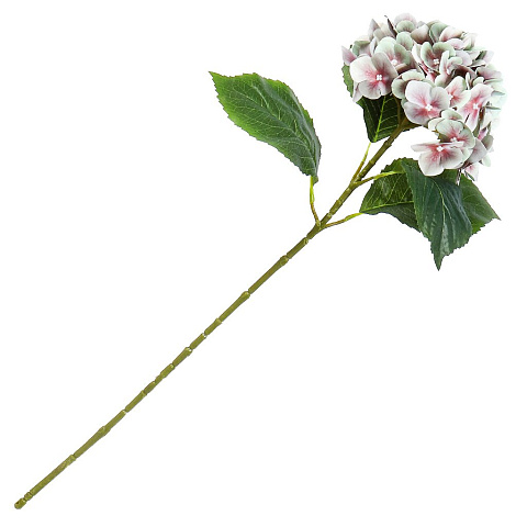 Цветок искусственный декоративный Гортензия, 70 см, зеленый, Y4-7150