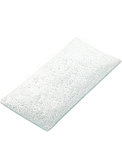 Блюдо стекло, прямоугольное, 13х26 см, Y110