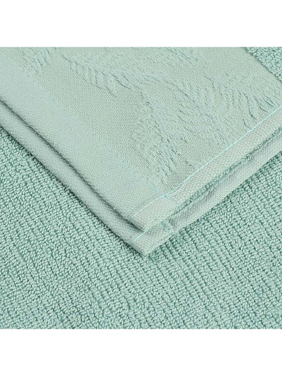 Полотенце банное 70х140 см, 100% хлопок, 500 г/м2, Перо, Silvano, эвкалипт, Узбекистан