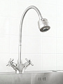 Смеситель для кухни, Potato, гибкий излив, с кран-буксой, P58357S