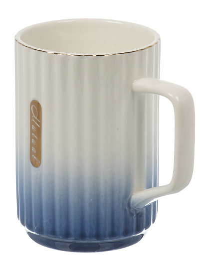 Кружка керамика, 460 мл, Яркий акцент, 8.2х11.8 см, Y4-11307, в ассортименте