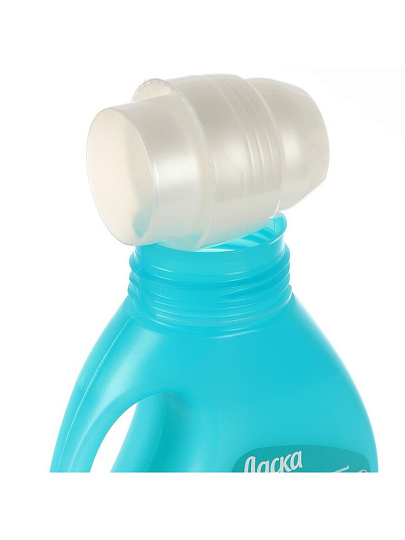 Гель для стирки Ласка, 1 л, для синтетических тканей, уход и свежесть