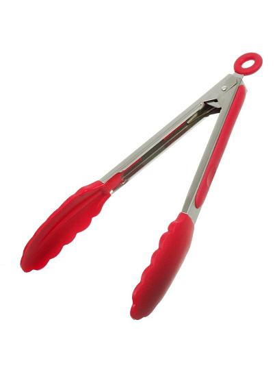 Щипцы кухонные силикон, навеска, Daniks, YW-FT004-9/ST-C01M