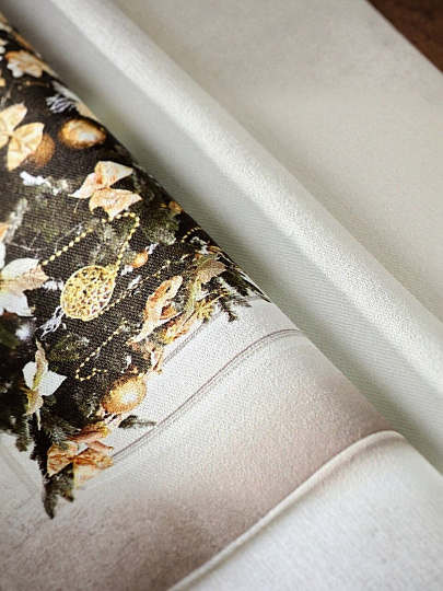 Скатерть 145х180 см, 100% хлопок, Праздничный стол Новогодняя ёлка, AI-1504044