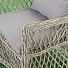 Мебель садовая Green Days, Форео, серая, стол, 122х122х75 см, 4 кресла, подушка серая, CYH162W-1 - фото 3