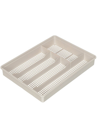 Лоток для столовых приборов 34х25.5х4.5 см, в ассортименте, Полимербыт, 4 316 400