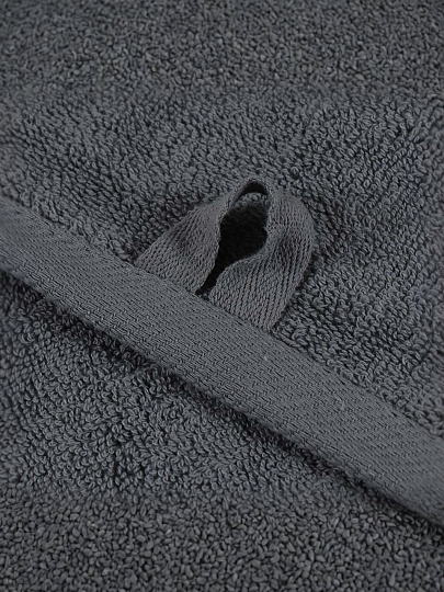 Полотенце банное 50х90 см, 100% хлопок, 600 г/м2, Пабло, Silvano, темно-серое, Узбекистан