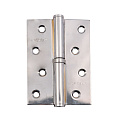 Петля врезная для деревянных дверей, Apecs, 100х70х3 мм, левая, B-Steel-CR-L, 13692, с подшипником, хром