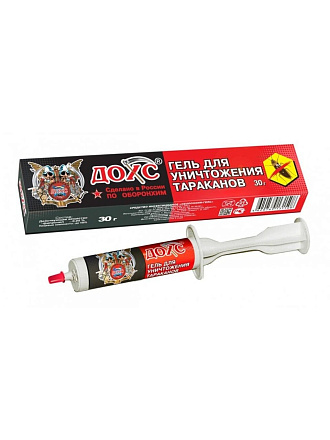 Инсектицид от тараканов, гель, 30 г, Дохс