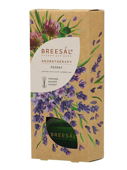 Аромадиффузор Breesal, 70 мл, Aromatherapy Релакс, ЮНК ЧЗ, BR0126