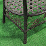 Мебель садовая Отдых, коричневая, стол, 55х55 см, 2 кресла, Y6-1801 - фото 8