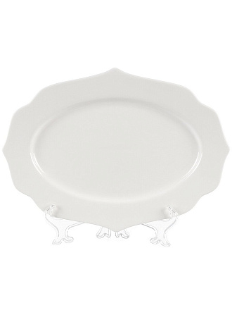 Блюдо фарфор, сервировочное, 21.5х30х2 см, Belle, 0850077