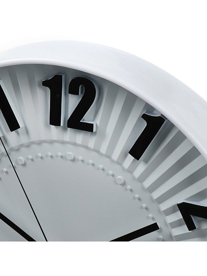 Часы настенные, кварцевые, 30 см, круглые, пластик, стекло, Y6-6065