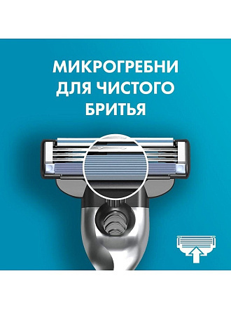 Сменные кассеты для бритв Gillette, Mach3, для мужчин, 2 шт