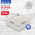 Форма для запекания керамика, 18.6х13.7х4.3 см, 0.36 л, прямоугольная, Daniks, Антарктида, Y4-7286