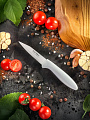 Нож кухонный Daniks, Эконом, для овощей, нержавеющая сталь, 9 см, рукоятка пластик, YW-A054-PA