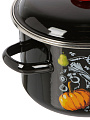 Кастрюля эмалированная сталь, 4 л, крышка сталь, цилиндрическая, Appetite, Healthy food, 1RD201M, индукция - фото 5