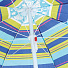 Зонт пляжный 200 см, с наклоном, 8 спиц, металл, Полосы орнамент, LY200-1(239-4AA) - фото 3