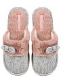 Тапки для женщин, текстиль, серые, р. 36-37, 248-182-12 - фото 2