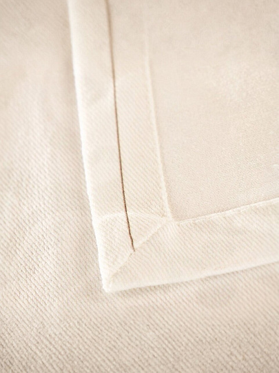 Скатерть 145х180 см, 100% хлопок, Лёгкость хлопка Кружева, шампань, AI-1504038