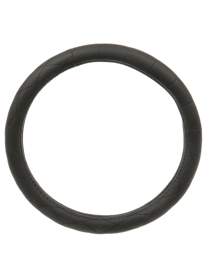 Оплетка на руль Voin, Romb, OPLV0501, эко кожа, р. М, черная