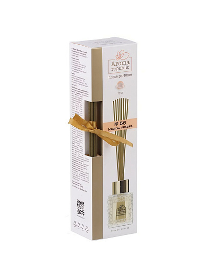 Аромадиффузор Aroma republic, 50 мл, 4.5х5.8х21 см, №58 Magical freesia, 93822