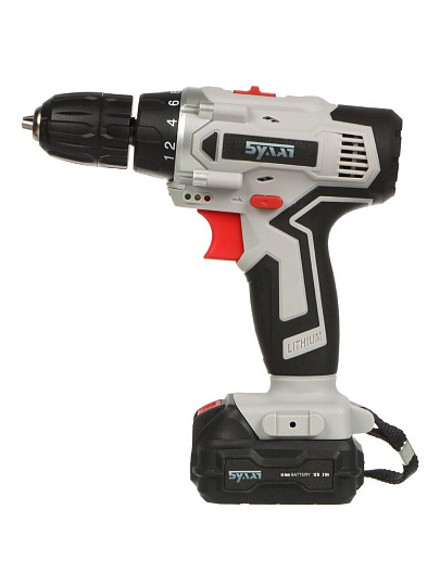 Дрель-шуруповерт аккумуляторный, Булат, ДАБ 12, 12 В, быстрозажимной патрон, кейс, 201111412