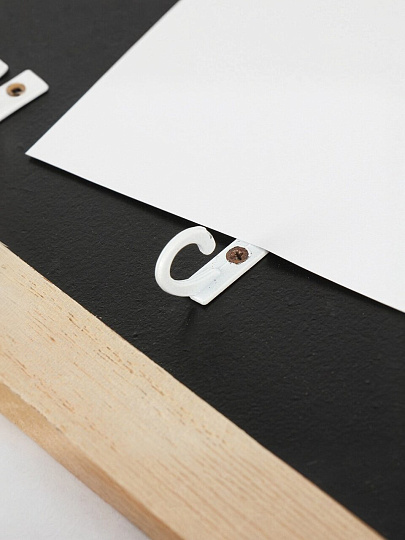 Ключница Время для счастья, 30х20 см, МДФ, металл, 3 крючка, с местом для заметок, A200180