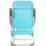 Кресло складное пляжное 60х60х112 см, голубое, сетка, 100 кг, Green Days, YTBC048-1 - фото 3