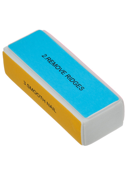 Пилка для ногтей, грит, 9.3х2.5 см, четырехсторонняя, G010039