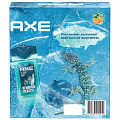 Набор подарочный для мужчин, Axe, Ice Chill, гель для душа-шампунь 250 мл+мочалка - фото 3