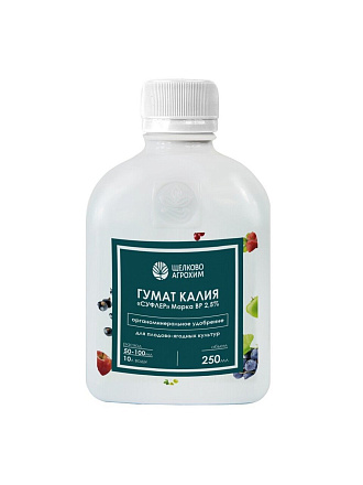 Удобрение Гумат калия Суфлер, для плодово-ягодных, органоминеральное, жидкость, 250 мл, Щелково Агрохим