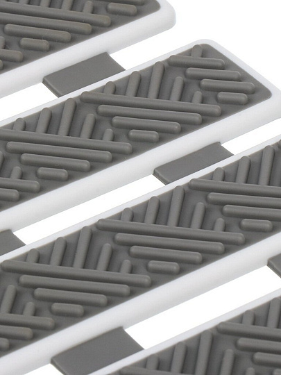 Коврик для ванной и бани, антискользящий, 0.38х0.68 м, ПВХ, A090179