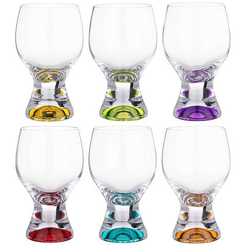 Набор бокалов для вина/воды из 6 шт. "gina colors" 340 мл, 674-800