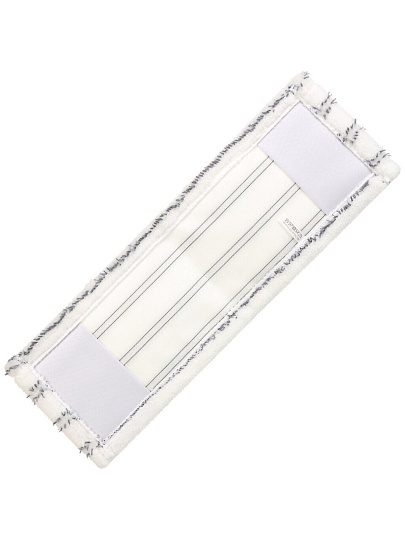 Насадка для швабры микрофибра, 43х13 см, плоская, прямоугольная, серая, Homver, Attack, 231202900/00